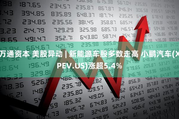 万通资本 美股异动 | 新能源车股多数走高 小鹏汽车(XPEV.US)涨超5.4%